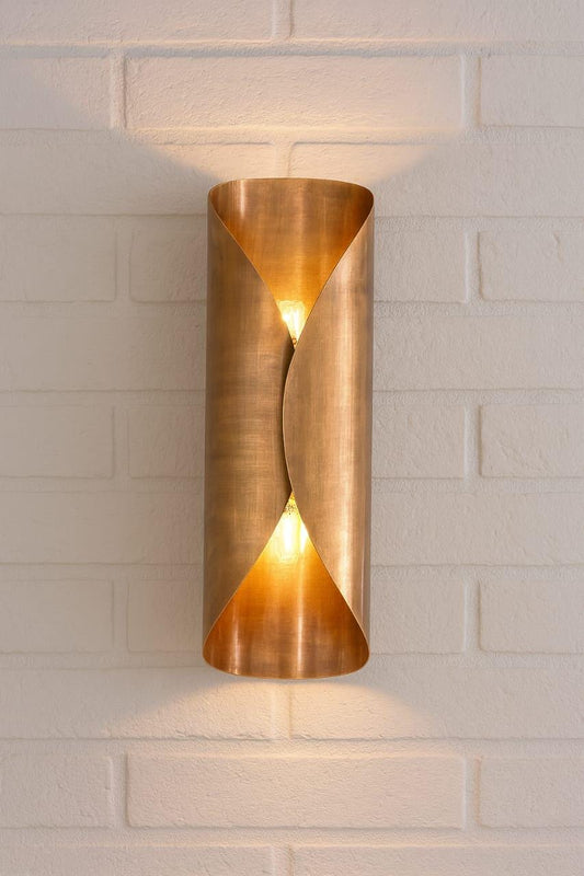 Handmade Brass Wall Scone | Mid-Century Modern Unique Italian Design Wall Lamps