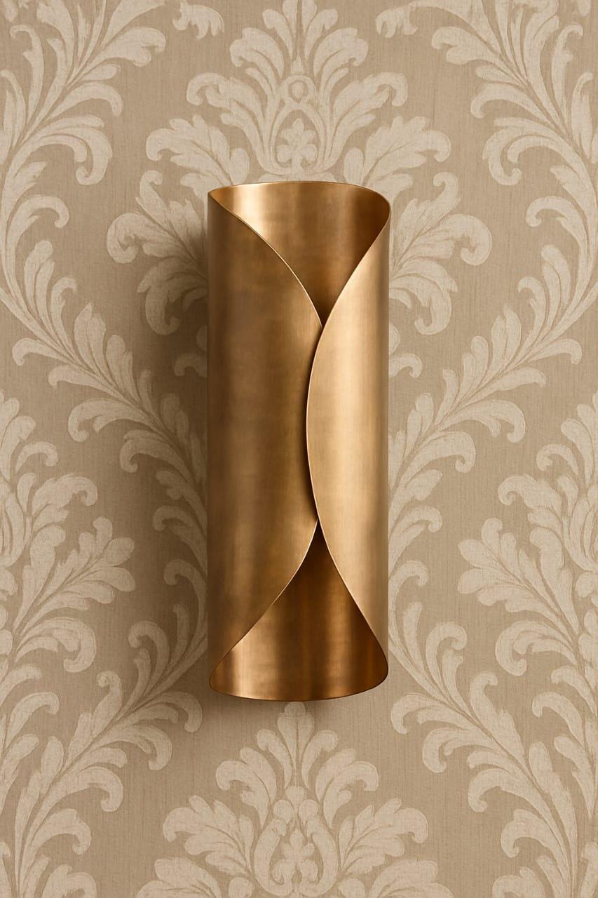 Handmade Brass Wall Scone | Mid-Century Modern Unique Italian Design Wall Lamps