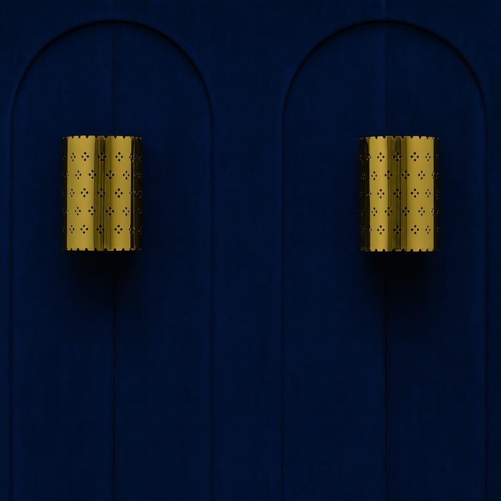 1920S Mid Century Polished Brass Cylinder Wall Lamp Modern Sconce Handmade With Gold Finish
